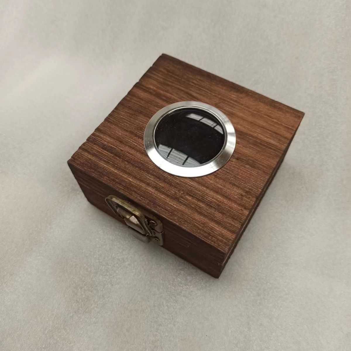Smoker Box Wood Chip - Caja de exhibición de encendedor artesanal