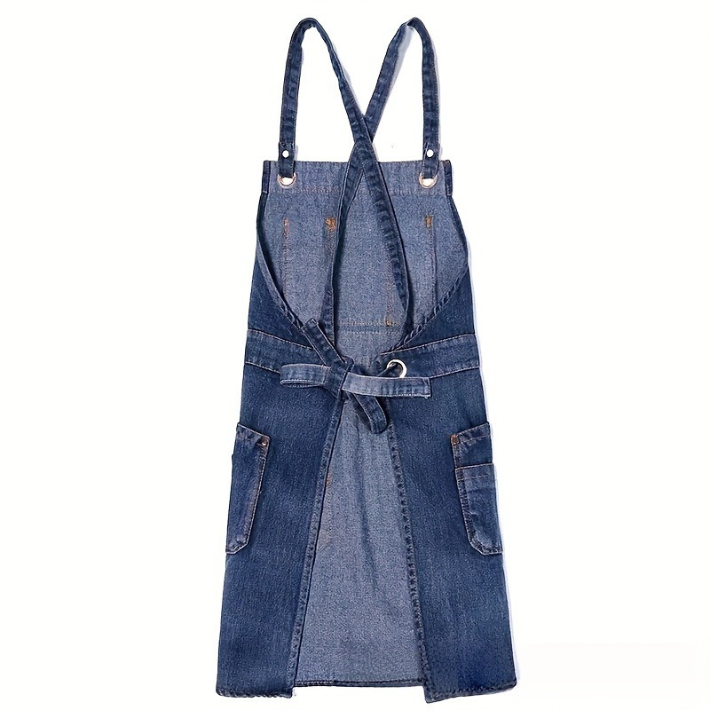 Delantal vaquero de moda con m - Home Cooking Work reseña y precio
