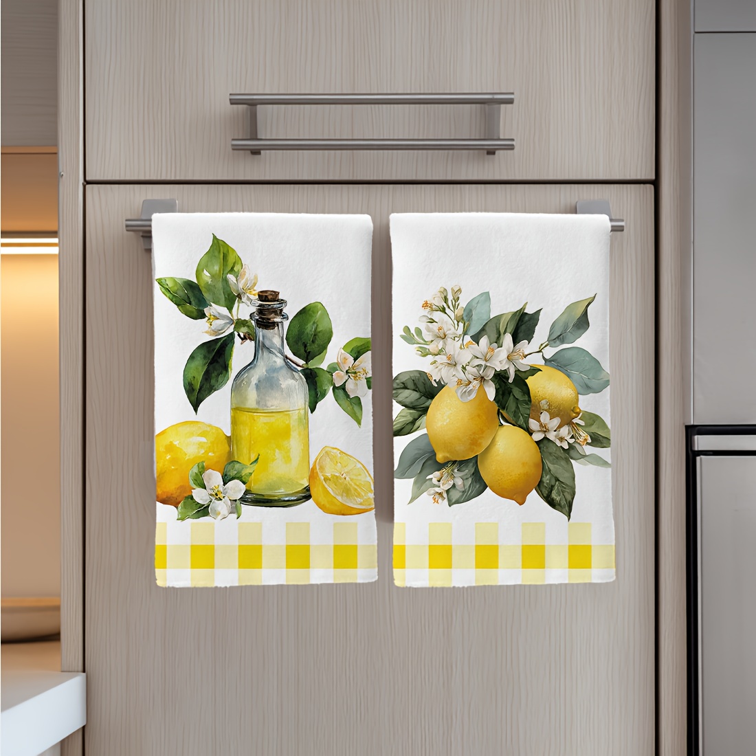 2 piezas, paños de cocina con  - Home Cooking Is The Best reseña y precio
