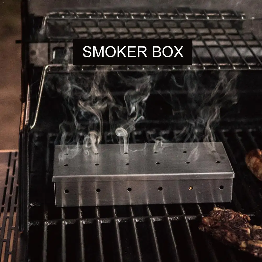 HQ-caja ahumadora de Chips de  - Smoker Box Wood Chip reseña y precio