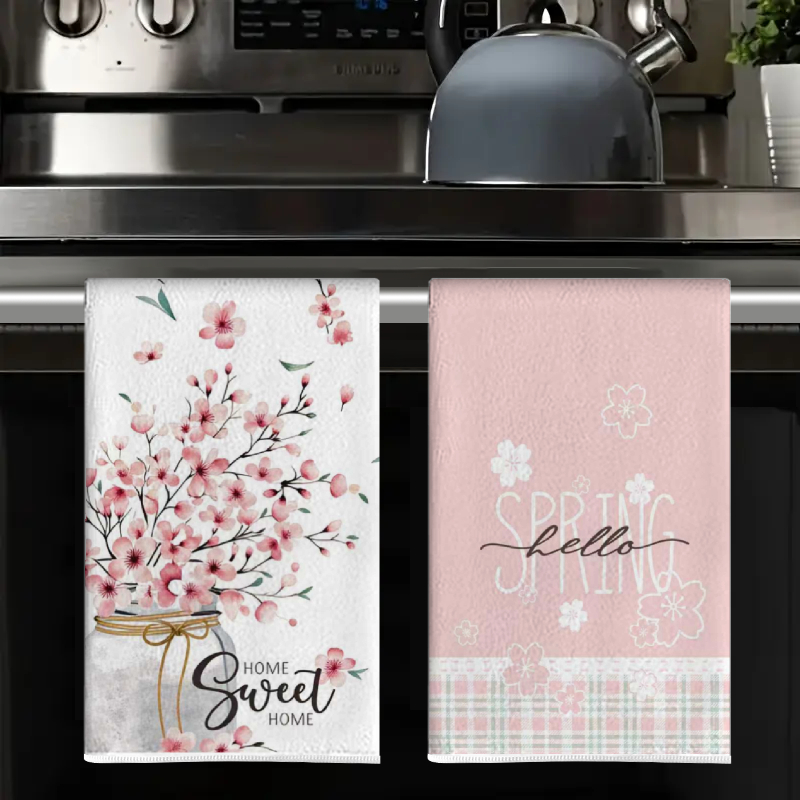 Juego de 4 toallas de cocina f - Home Cooking Is The Best reseña y precio