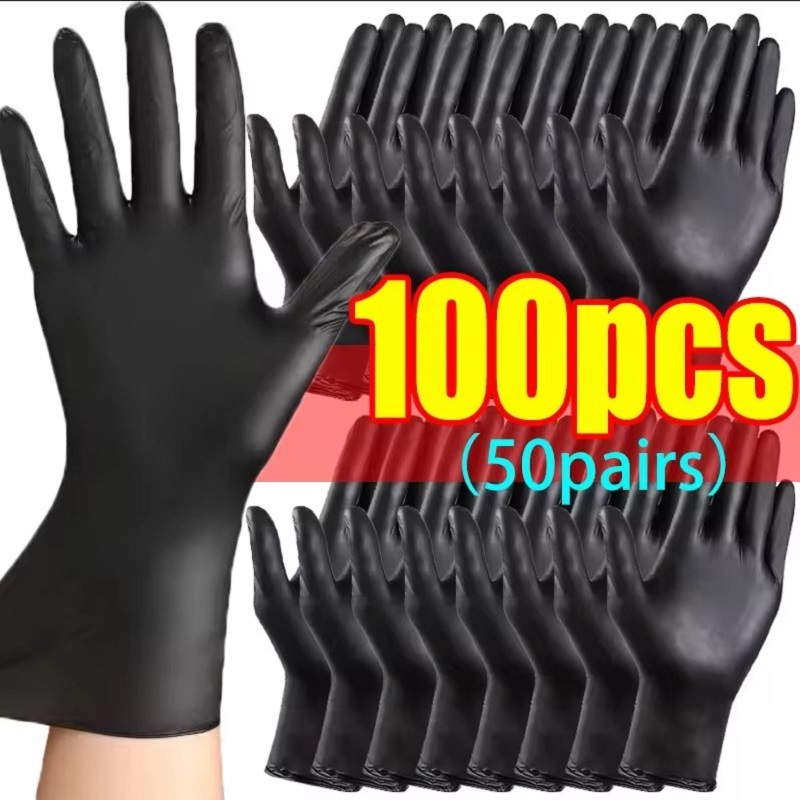 Guantes Desechables Negros de  - Home Cooking Work reseña y precio