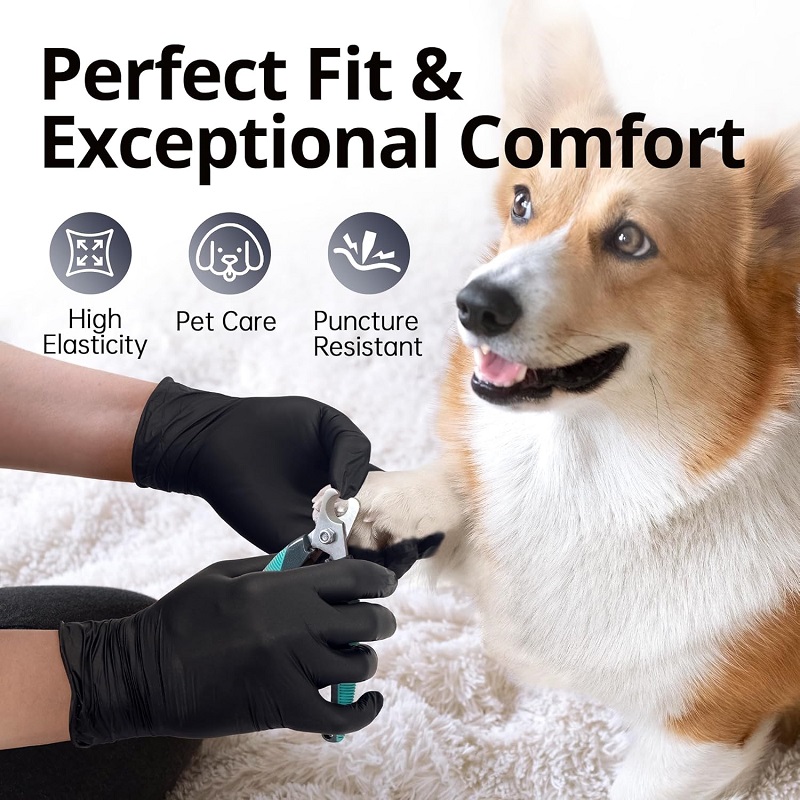 Guantes Desechables Negros de  - Home Cooking Work reseña y precio
