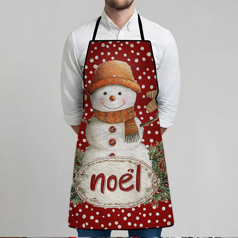 Delantal con estampado de muñe - Home Cooking Work reseña y precio