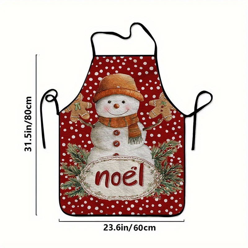 Delantal con estampado de muñe - Home Cooking Work reseña y precio
