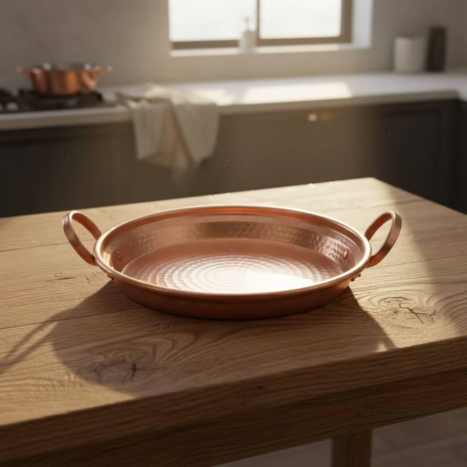 Sartén de cobre con dos asas y - Home Cooking Host reseña y precio