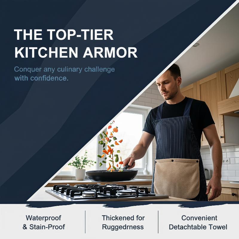 Delantal de Chef Impermeable c - Home Cooking Chef reseña y precio