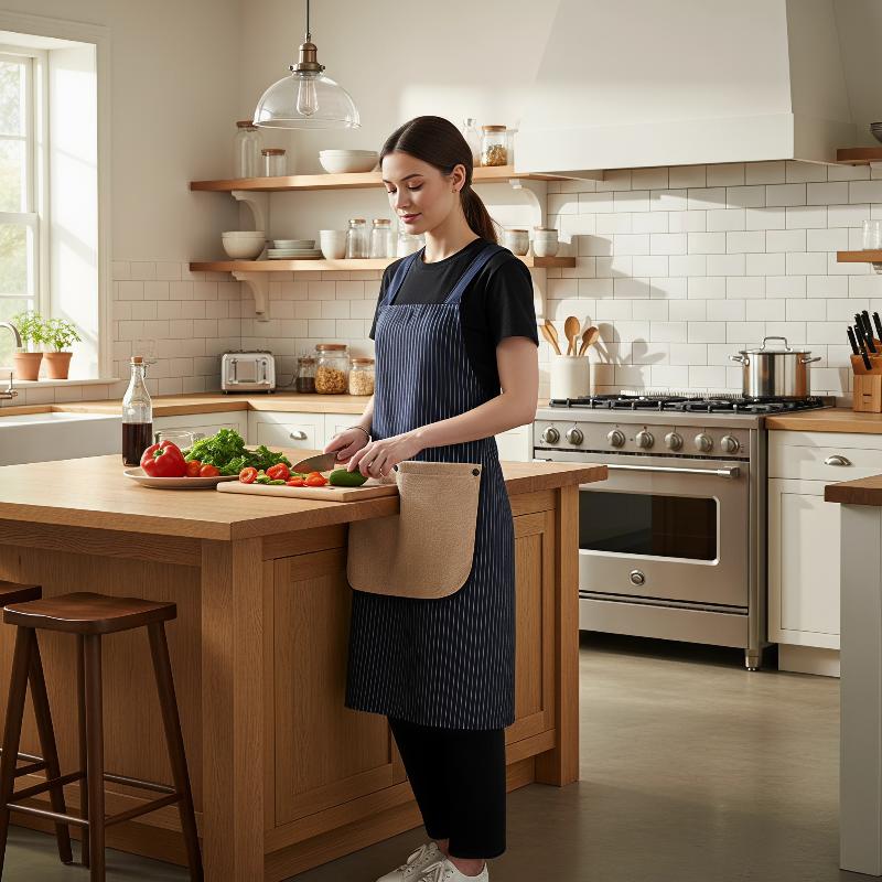 Delantal de Chef Impermeable c - Home Cooking Chef reseña y precio