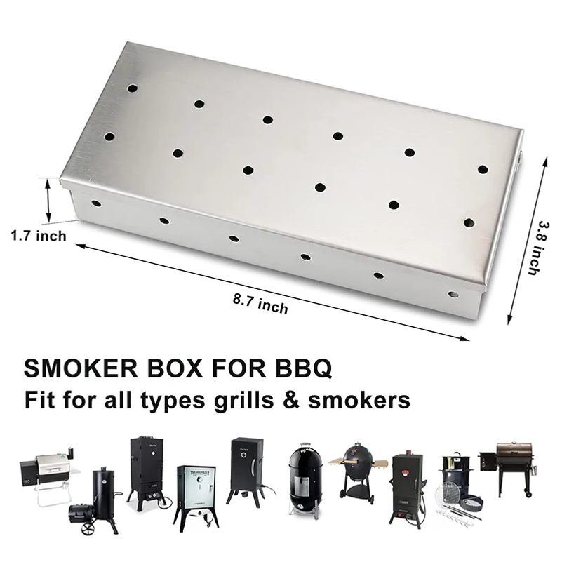 Caja Ahumadora de Acero Inoxid - Smoker Box Wood Chip reseña y precio